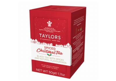 Image: Taylors Of Harrogate Spiced Christmas Black Tea Bags (20 Count)