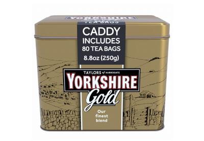 Image: Taylors Of Harrogate Yorkshire Gold Black Tea Bags Tin (80 Count)