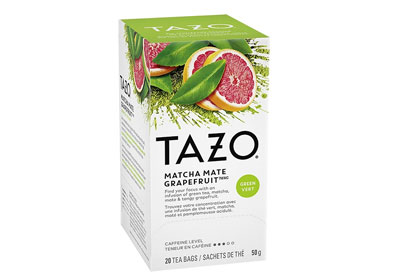 Image: Tazo Matcha Mate Grapefruit Green Tea Bags (20 Count) Image: Tazo Matcha Mate Grapefruit Green Tea Bags (20 Count)
