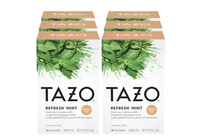 Tazo Refresh Mint Herbal Tea Bags (20 X 6 Pack)