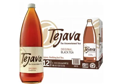 Tejava Unsweetened Original Black Tea (1L X 12 Pack)