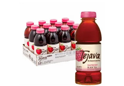 Tejava Unsweetened Raspberry Black Tea (500ml X 12 Pack)