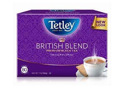 Image: Tetley British Blend Premium Black Tea Bags (80 Count) Image: Tetley British Blend Premium Black Tea Bags (80 Count)