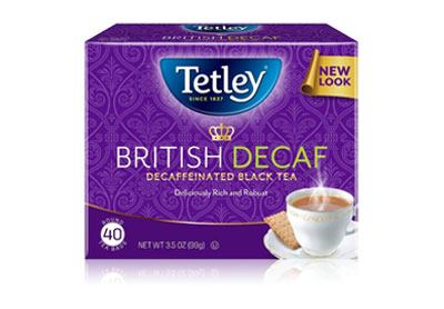 Image: Tetley British Decaf Decaffeinated Black Tea Bags (40 Count) Image: Tetley British Decaf Decaffeinated Black Tea Bags (40 Count)