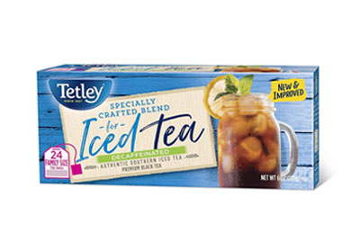 Image: Tetley Decaffeinated Iced Tea Family-Size Authentic Southern Black Tea Bags (24 Count) Image: Tetley Decaffeinated Iced Tea Family-Size Authentic Southern Black Tea Bags (24 Count)