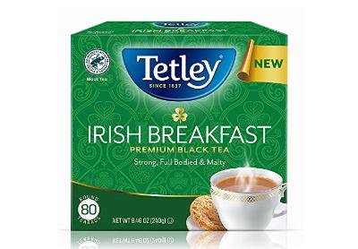 Image: Tetley Irish Breakfast Premium Black Tea Bags (80 Count)