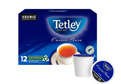 Image: Tetley Orange Pekoe Black Tea K-Cup Pods (12 Count) Image: Tetley Orange Pekoe Black Tea K-Cup Pods (12 Count)