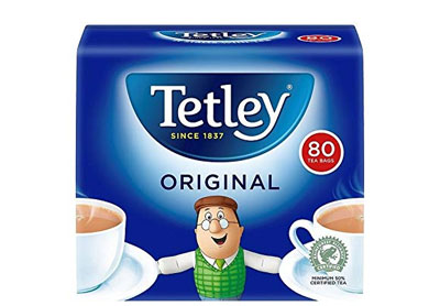 Image: Tetley Original Black Tea Bags (80 Count)