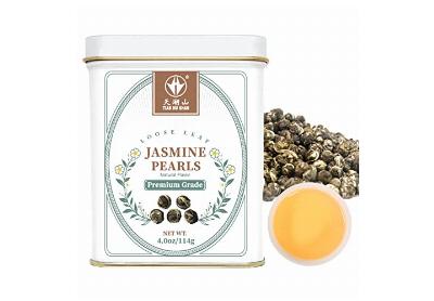 Image: Tian Hu Shan Jasmine Pearls Premium Grade Tea (114g)