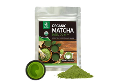 Image: Tian Hu Shan Organic Matcha Green Tea Powder Culinary Grade (114g)