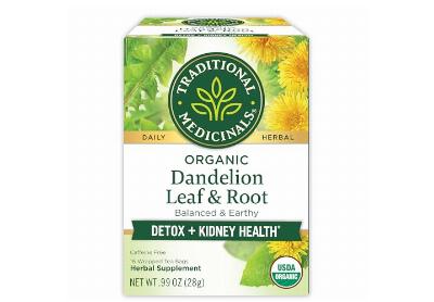 Image: Traditional Medicinals Organic Dandelion Leaf & Root Herbal Tea Bags (16 Count) Image: Traditional Medicinals Organic Dandelion Leaf & Root Herbal Tea Bags (16 Count)