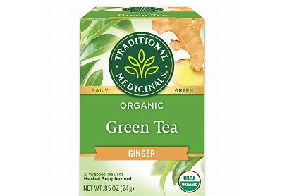 Image: Traditional Medicinals Organic Green Tea with Ginger Tea Bags (16 Count)
