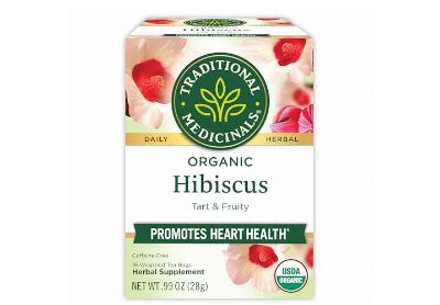 Image: Traditional Medicinals Organic Hibiscus Herbal Tea Bags (16 Count)