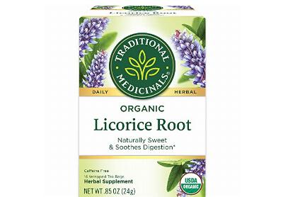 Image: Traditional Medicinals Organic Licorice Root Herbal Tea Bags (16 Count)