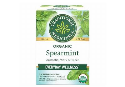 Image: Traditional Medicinals Organic Spearmint Herbal Tea Bags (16 Count)