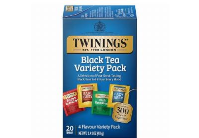 Image: Twinings Black Tea Bags Variety Pack (20 Count) Image: Twinings Black Tea Bags Variety Pack (20 Count)