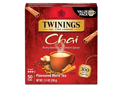 Image: Twinings Chai Black Tea Bags (50 Count)
