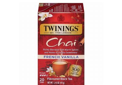 Image: Twinings Chai French Vanilla Black Tea Bags (20 Count)