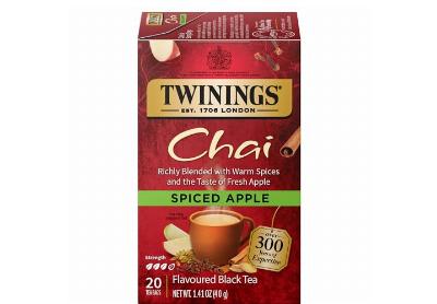 Image: Twinings Chai Spiced Apple Black Tea Bags (20 Count)