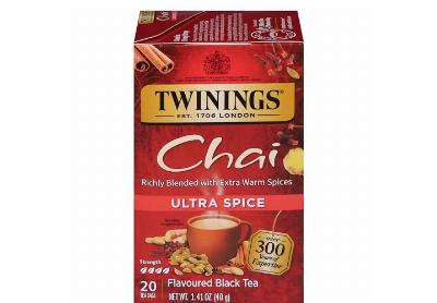 Image: Twinings Chai Ultra Spice Black Tea Bags (20 Count)
