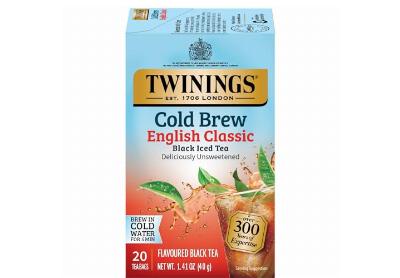 Image: Twinings Cold Brew English Classic Black Iced Tea Bags (20 Count) Image: Twinings Cold Brew English Classic Black Iced Tea Bags (20 Count)