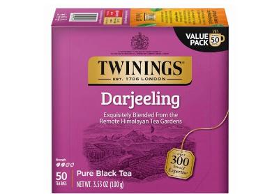 Image: Twinings Darjeeling Black Tea Bags (50 Count)