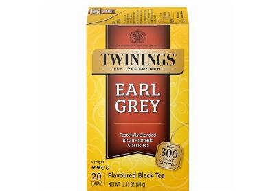 Image: Twinings Earl Grey Black Tea Bags (20 Count)