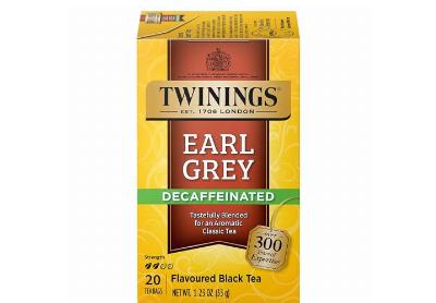 Image: Twinings Earl Grey Decaffeinated Black Tea Bags (20 Count)