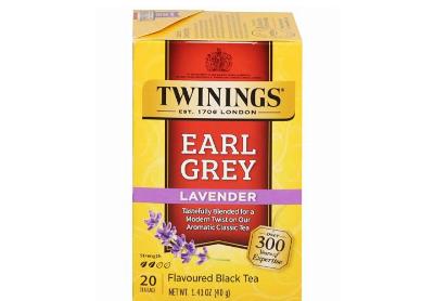Image: Twinings Earl Grey Lavender Black Tea Bags (20 Count)