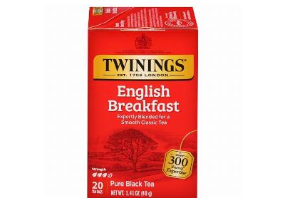 Image: Twinings English Breakfast Black Tea Bags (20 Count) Image: Twinings English Breakfast Black Tea Bags (20 Count)