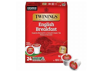 Image: Twinings English Breakfast Black Tea Keurig K-cup Pods (24 Count)