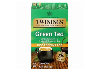 Image: Twinings Green Tea Decaffeinated Tea Bags (20 Count)