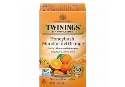 Image: Twinings Honeybush, Mandarin & Orange Herbal Tea Bags (20 Count)