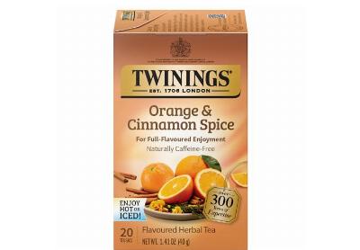 Image: Twinings Orange & Cinnamon Spice Herbal Tea Bags (20 Count)