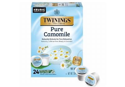 Image: Twinings Pure Chamomile Herbal Tea Keurig K-cup Pods (24 Count)