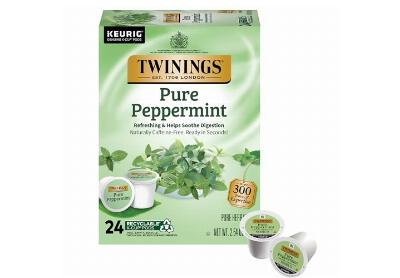 Image: Twinings Pure Peppermint Herbal Tea Keurig K-cup Pods (24 Count)