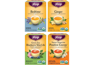Image: Yogi Tea Black, Green & Herbal Teas Variety Packs (16 x 4 Pack)
