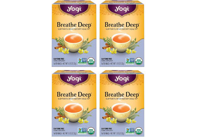 Image: Yogi Tea Breathe Deep Herbal Tea Bags (16 x 4 Pack)