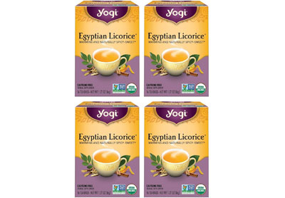 Image: Yogi Tea Egyptian Licorice Herbal Tea Bags (16 x 4 Pack)