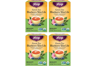 Image: Yogi Tea Green Tea Blueberry Slim Life Tea Bags (16 x 4 Pack)