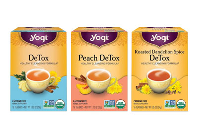 Image: Yogi Tea Herbal Detox Variety Packs (16 x 3 Pack)