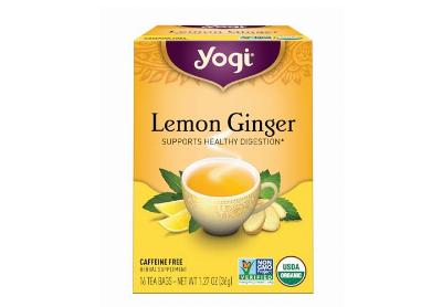 Image: Yogi Tea Lemon Ginger Herbal Tea Bags (16 Count)