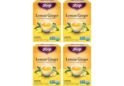 Image: Yogi Tea Lemon Ginger Herbal Tea Bags (16 x 4 Pack)
