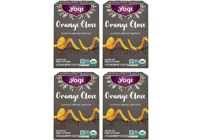 Image: Yogi Tea Orange Clove Herbal Tea Bags (16 x 4 Pack)