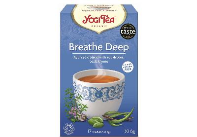 Image: Yogi Tea Organic Breathe Deep Herbal Tea Bags (17 Count)