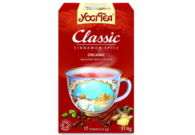 Image: Yogi Tea Organic Classic Cinnamon Spice Herbal Tea Bags (17 Count)
