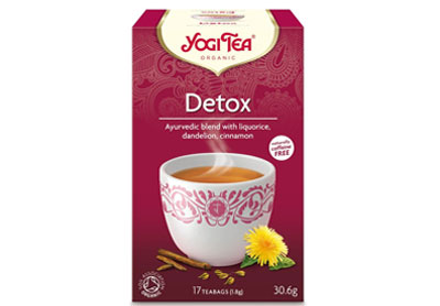 Image: Yogi Tea Organic Detox Herbal Tea Bags (17 Count)