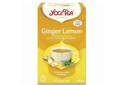 Image: Yogi Tea Organic Ginger Lemon Herbal Tea Bags (17 Count)