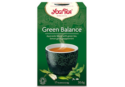 Image: Yogi Tea Organic Green Balance Green Tea Bags (17 Count)