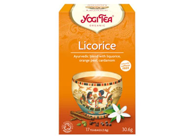 Image: Yogi Tea Organic Licorice Herbal Tea Bags (17 Count)